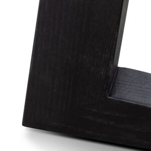 Round Black Marble Dining Table X-Cross Legs