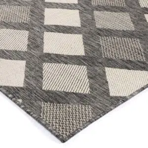 Sisalo Diamond Patterned Rug - Low-Maintenance, Durable, Neutral Design for Modern Living