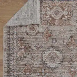 Timeless elegance vintage inspired Baile Upton rug with modern twist durable easy maintain pile height 12mm