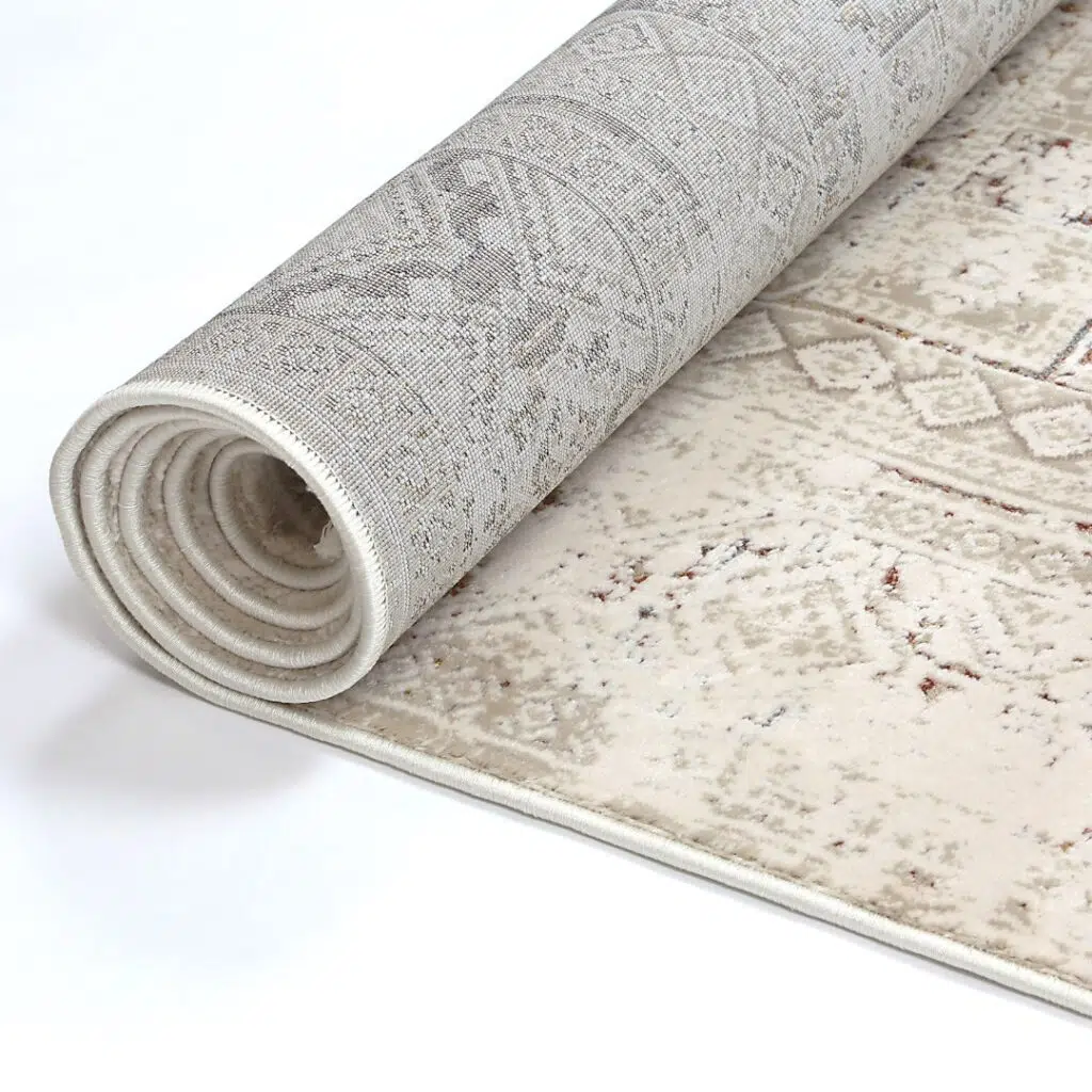 Bohemian multi-color rug | Durable polypropylene/polyester blend | Soft plush texture | 4 sizes available