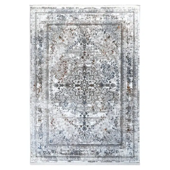 Bohemian Paradise Vintage Medalion Grey Multi Rug