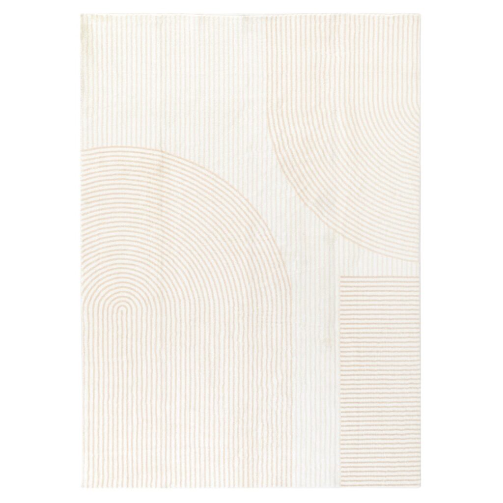 Cloud Arches Cream Beige Modern Comfortable Durable Eco-Friendly Versatile Rug