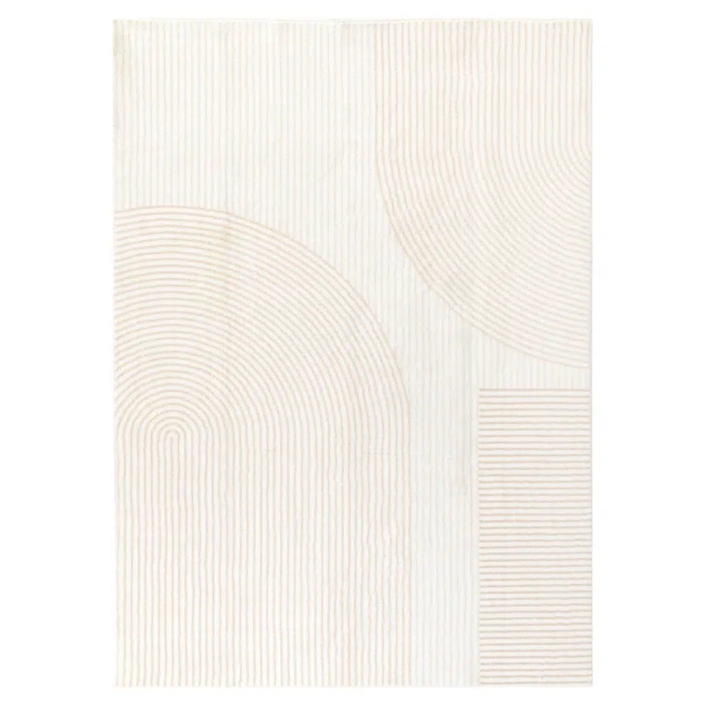 Cloud Arches Cream Beige Modern Comfortable Durable Eco-Friendly Versatile Rug