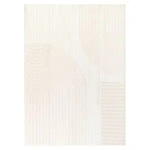 Cloud Arches Cream Beige Modern Comfortable Durable Eco-Friendly Versatile Rug