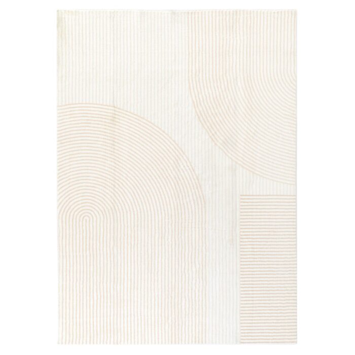 Cloud Arches Cream Beige Modern Comfortable Durable Eco-Friendly Versatile Rug