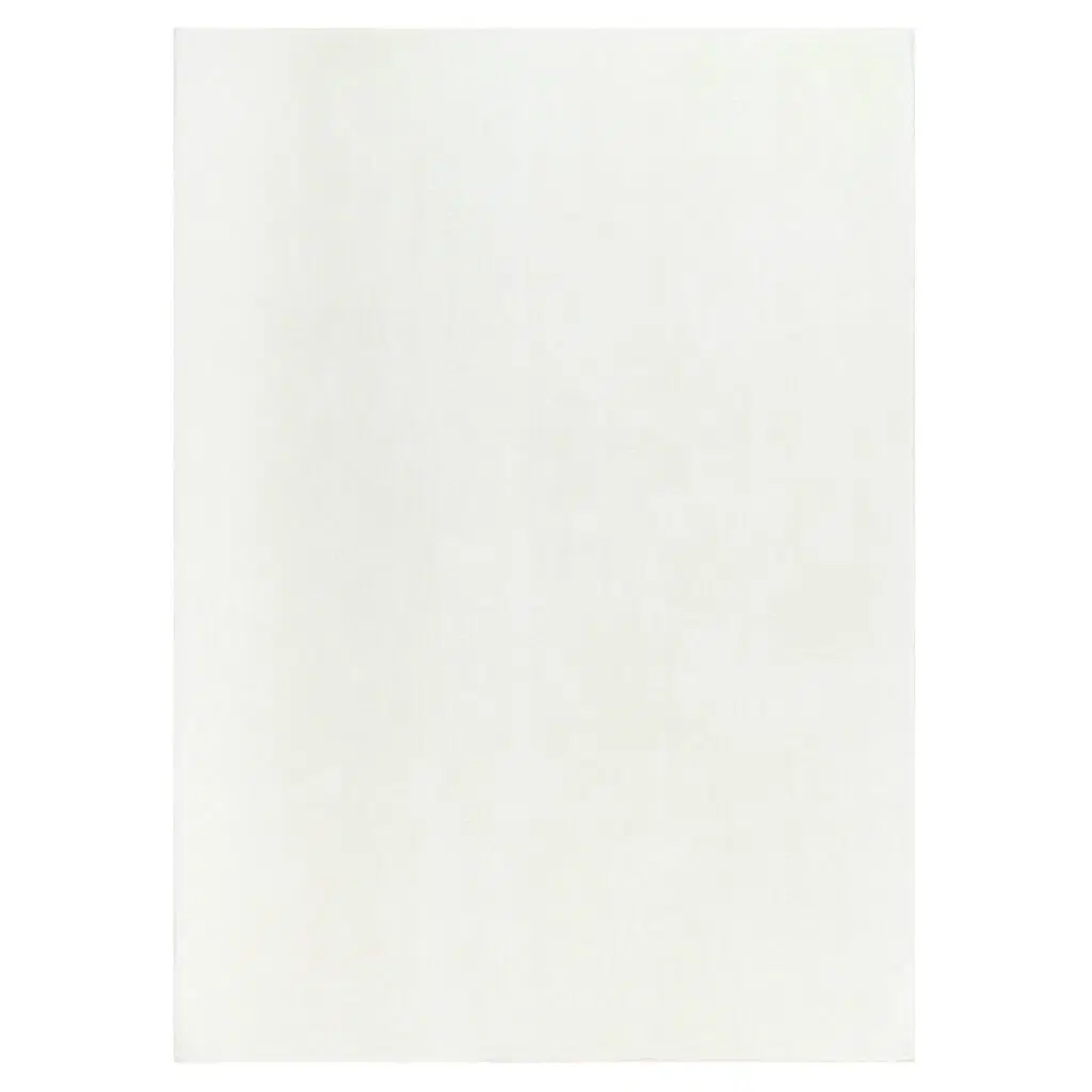 Cloud Comfort Cream Rug - Soft Polyester Pile, Machine-Washable, Non-Slip Backing