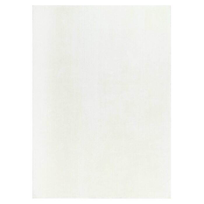 Cloud Comfort Cream Rug - Soft Polyester Pile, Machine-Washable, Non-Slip Backing