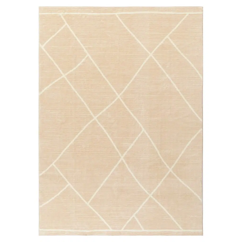 Cloud Diamonds Beige | Luxurious Plush Pile | Versatile Styles | Eco-Friendly & Easy Care