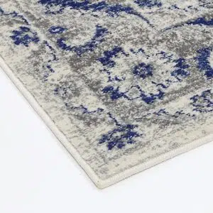 Delicate Cassandra Blue & Ivory Rug Traditional Design Modern Craftsmanship Polypropylene Turkish Materials