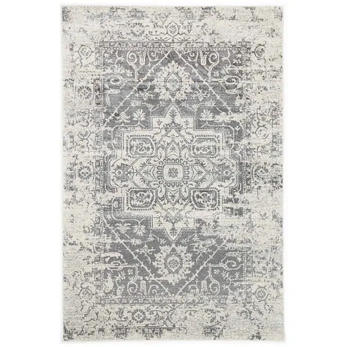 Delicate Audrey Ivory & Grey Rug
