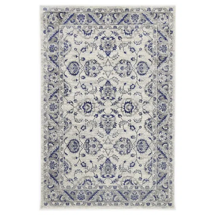 Delicate Cassandra Blue & Ivory Rug