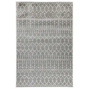 Turkish Delicate Cassiday Grey Ivory Rug
