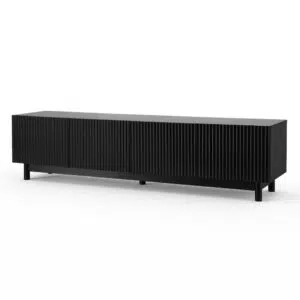 Artiss 180cm Black TV Storage Cabinet E1 Board 60kg