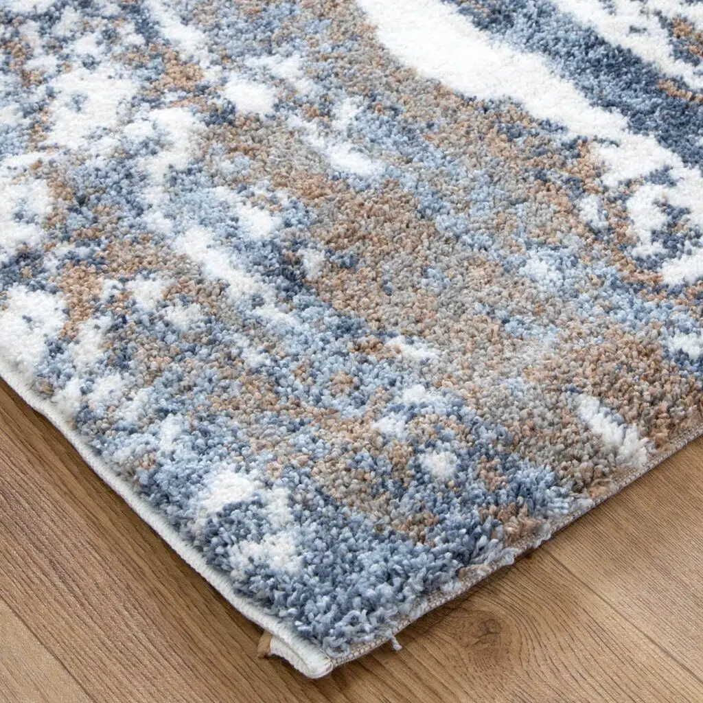 Luxurious Turkish Polyester Rug with 15mm Thickness and Elegant Design for Comfortable Living