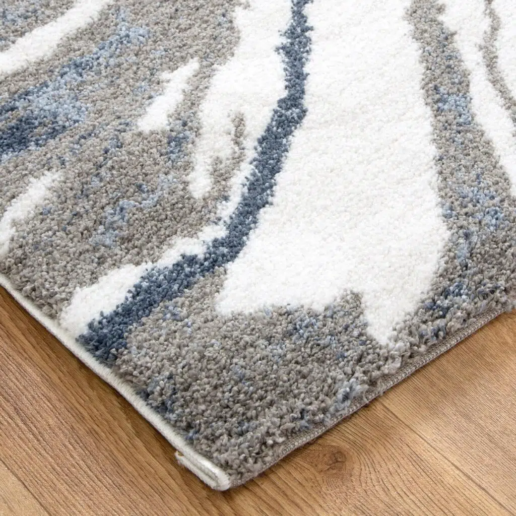 Opulent Abstract Polyester Rug | 15mm Thick, Anti-Slip, Modern Design