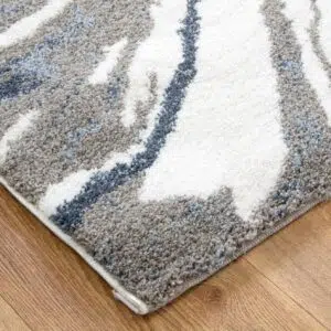 Opulent Abstract Polyester Rug | 15mm Thick, Anti-Slip, Modern Design