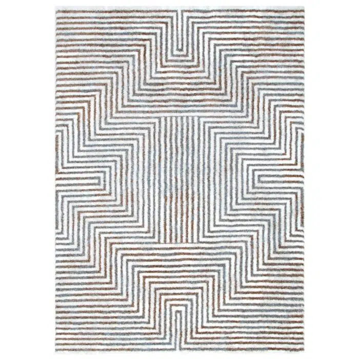 Grace Geometric Polyester Rug