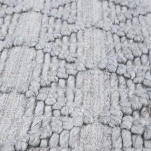 Himalaya Mosaic Tribal Grey Wool Rug - Timeless Design, Subtle Elegance, 12mm Thick Pile