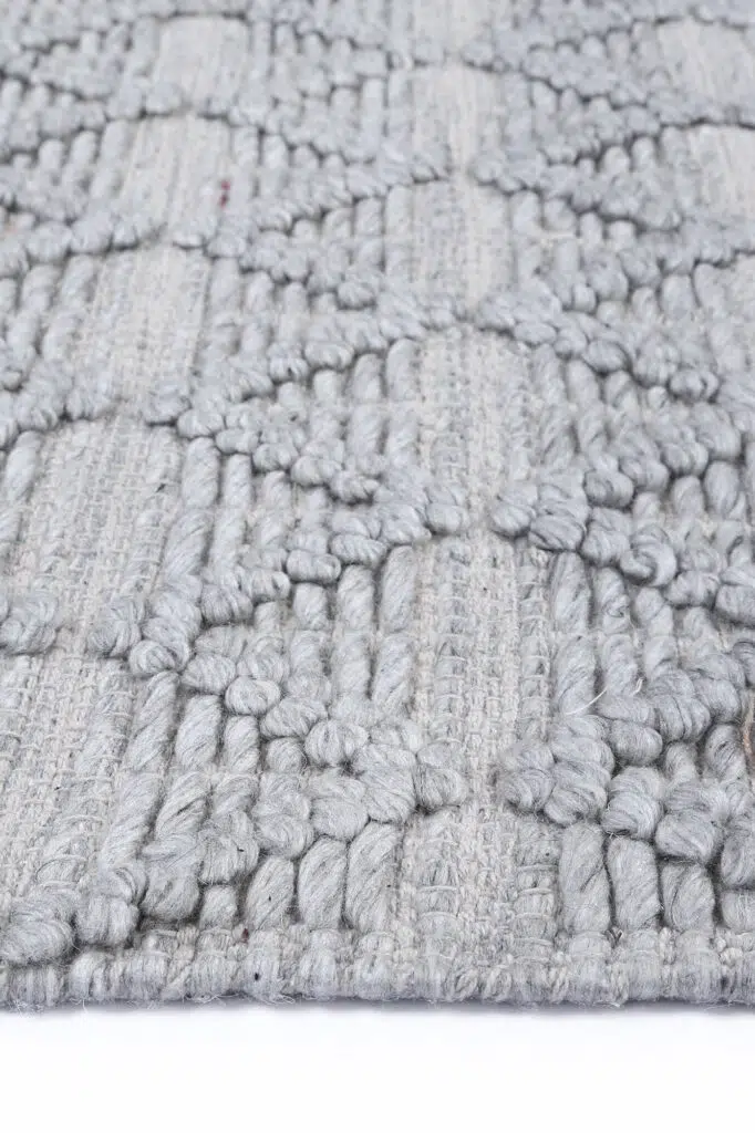 Himalaya Mosaic Tribal Grey Wool Rug - Timeless Design, Subtle Elegance, 12mm Thick Pile