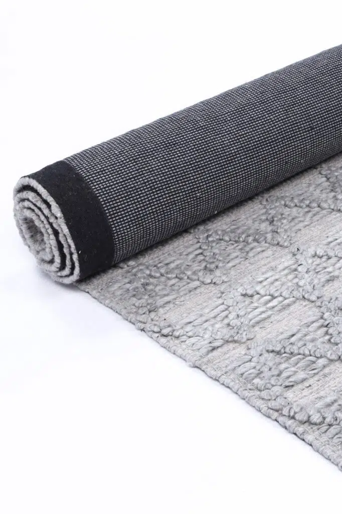 Himalaya Mosaic Tribal Grey Wool Rug - Sleek Modern Design with Soft Comfort and Handcrafted Quality from Global Origin