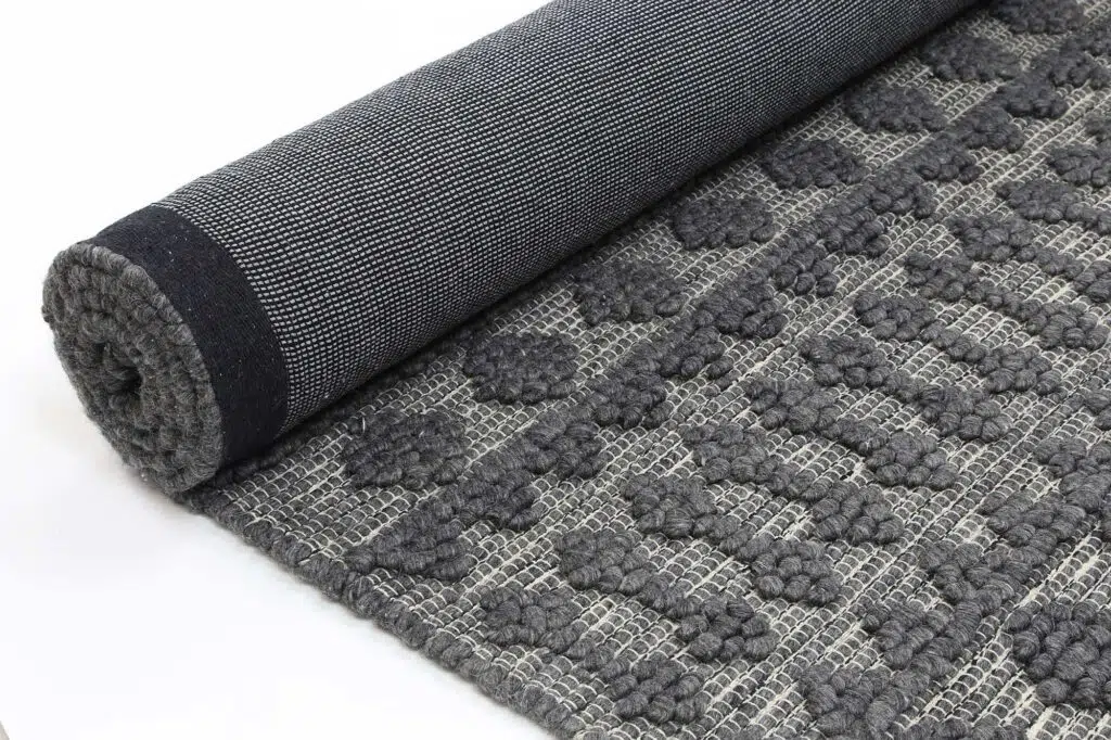 Himalaya Fine Tribal Grey Wool Rug - Handwoven, Wool & Polyester, Durable & Comfortable