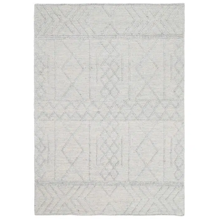 Himalaya Diamond Tribal Grey Wool Rug