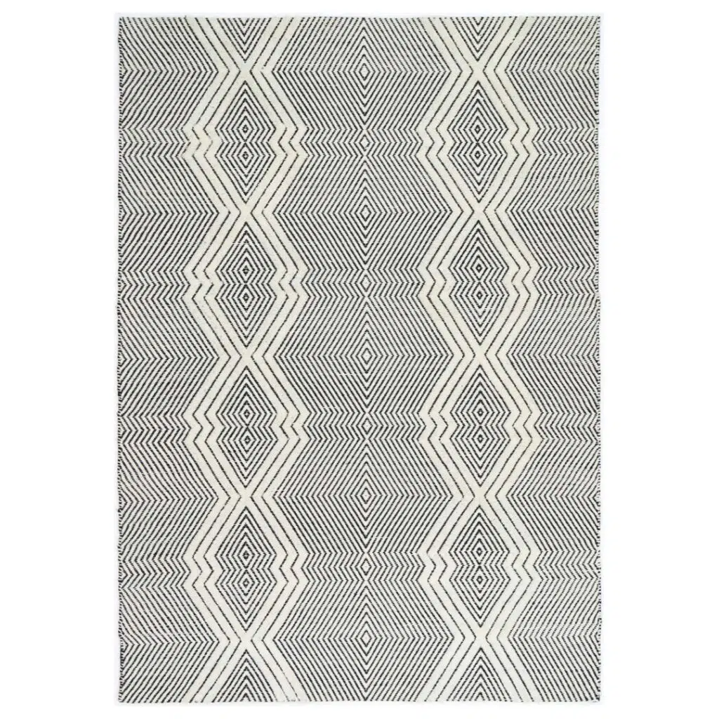 Himalaya Tribal Wool Rug, Natural Tones, Soft Texture, Handmade, Anti-Slip Underlay