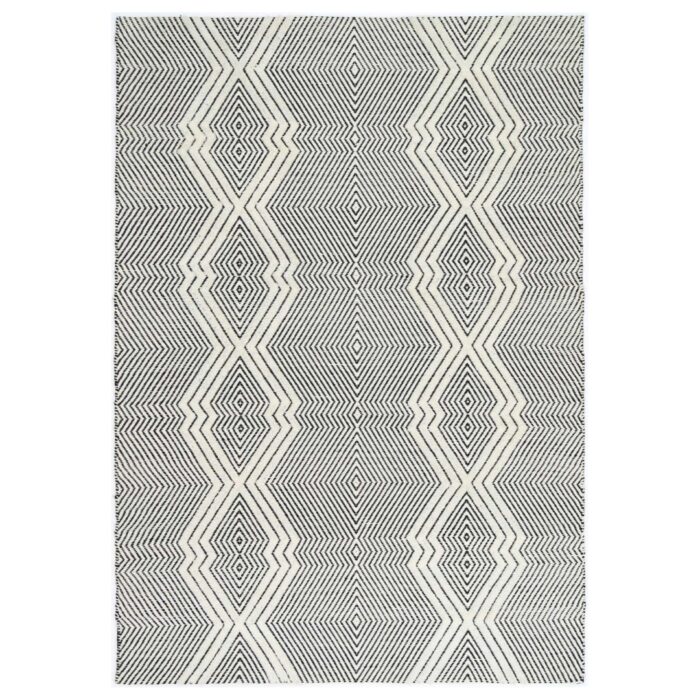 Himalaya Tribal Wool Rug, Natural Tones, Soft Texture, Handmade, Anti-Slip Underlay