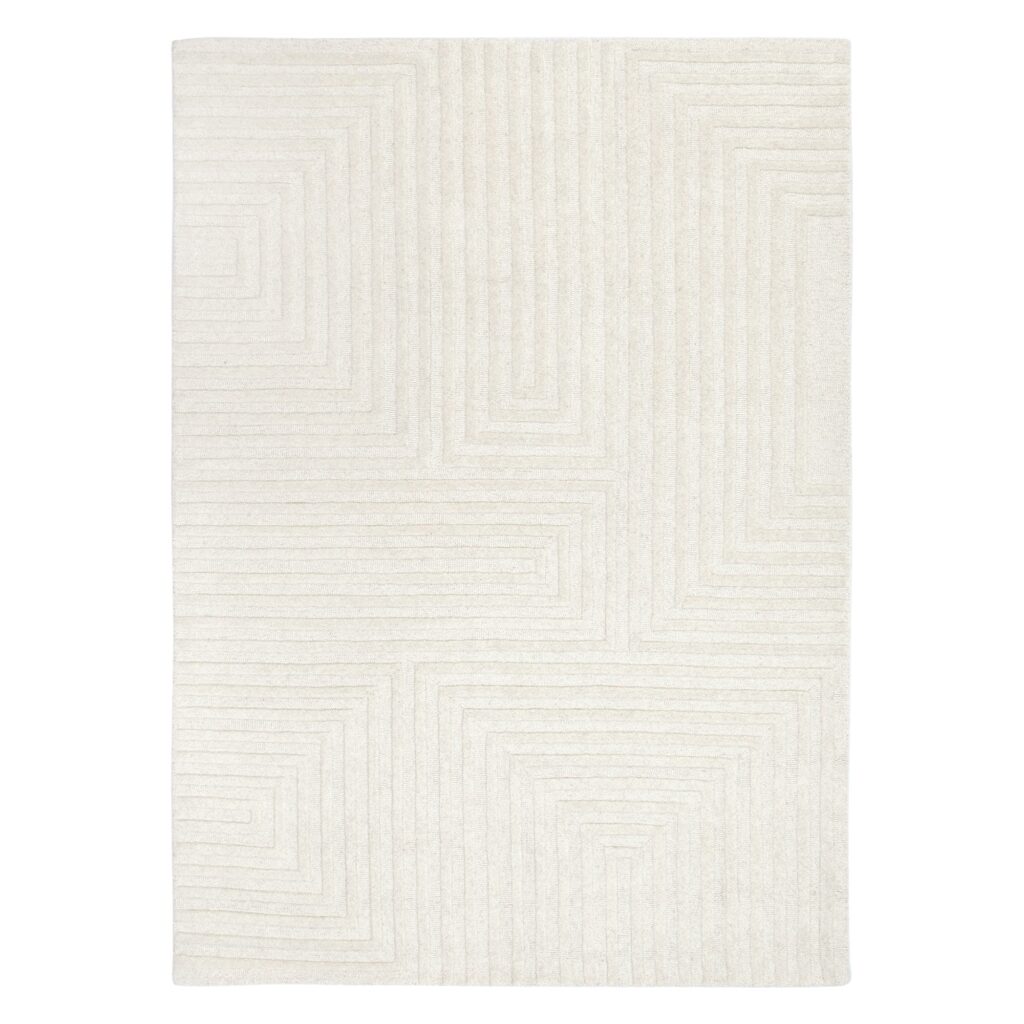Cream Wool Rug Natural Elegance Modern Interior Design