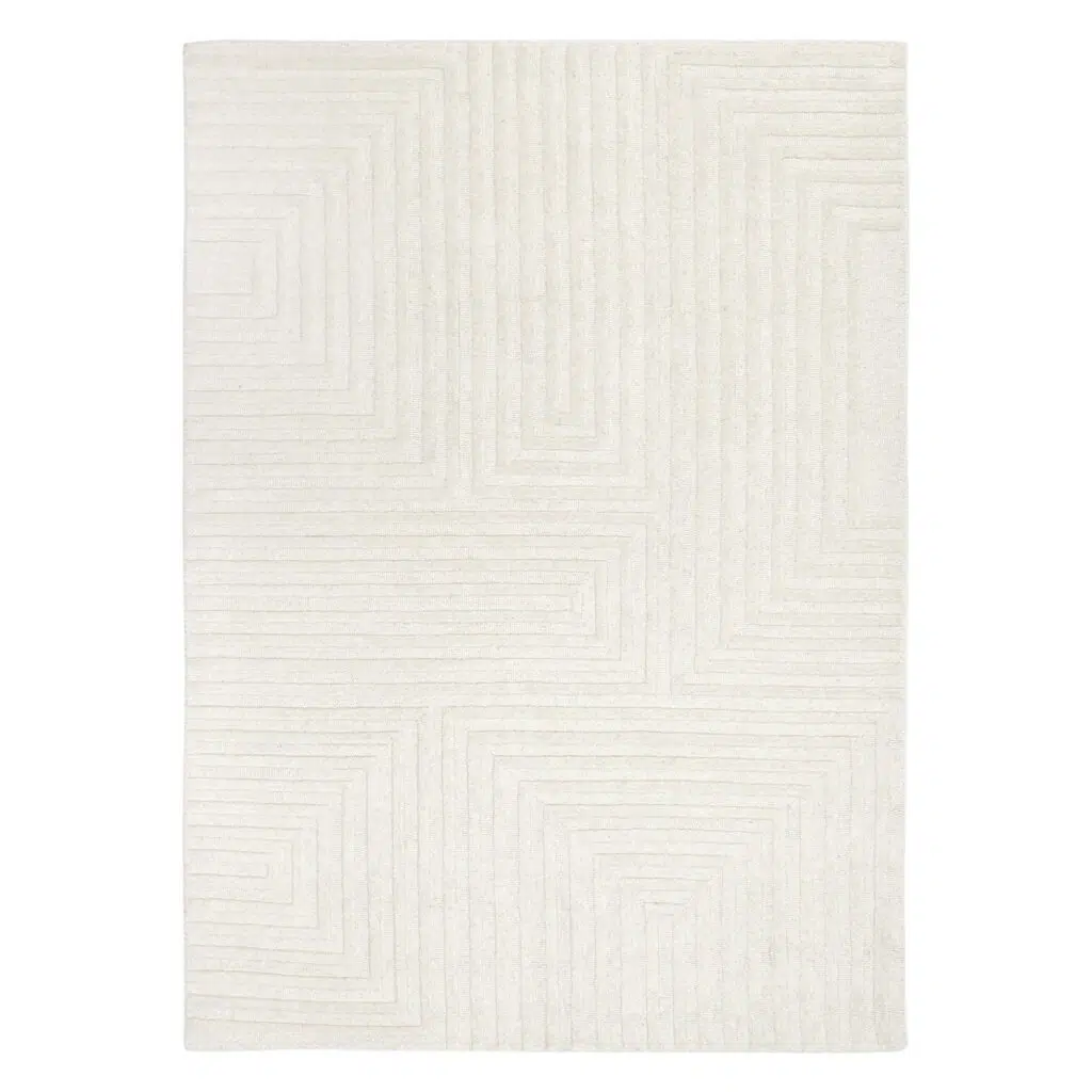 Cream Wool Rug Natural Elegance Modern Interior Design