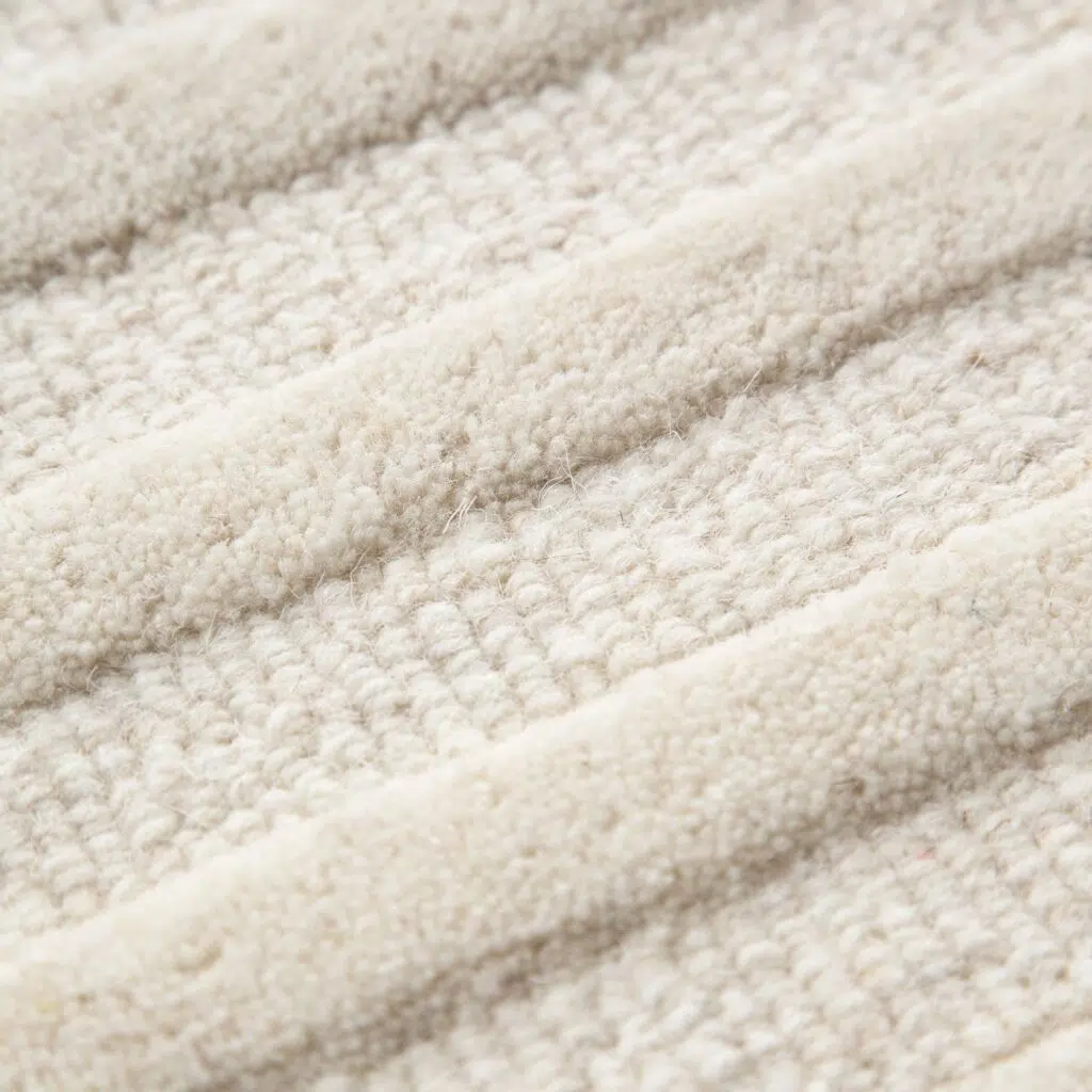 natural wool rug for modern living with neutral color and comfortable design