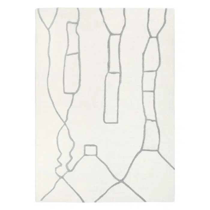 Les Nomades Souk Cream / Grey Wool Rug