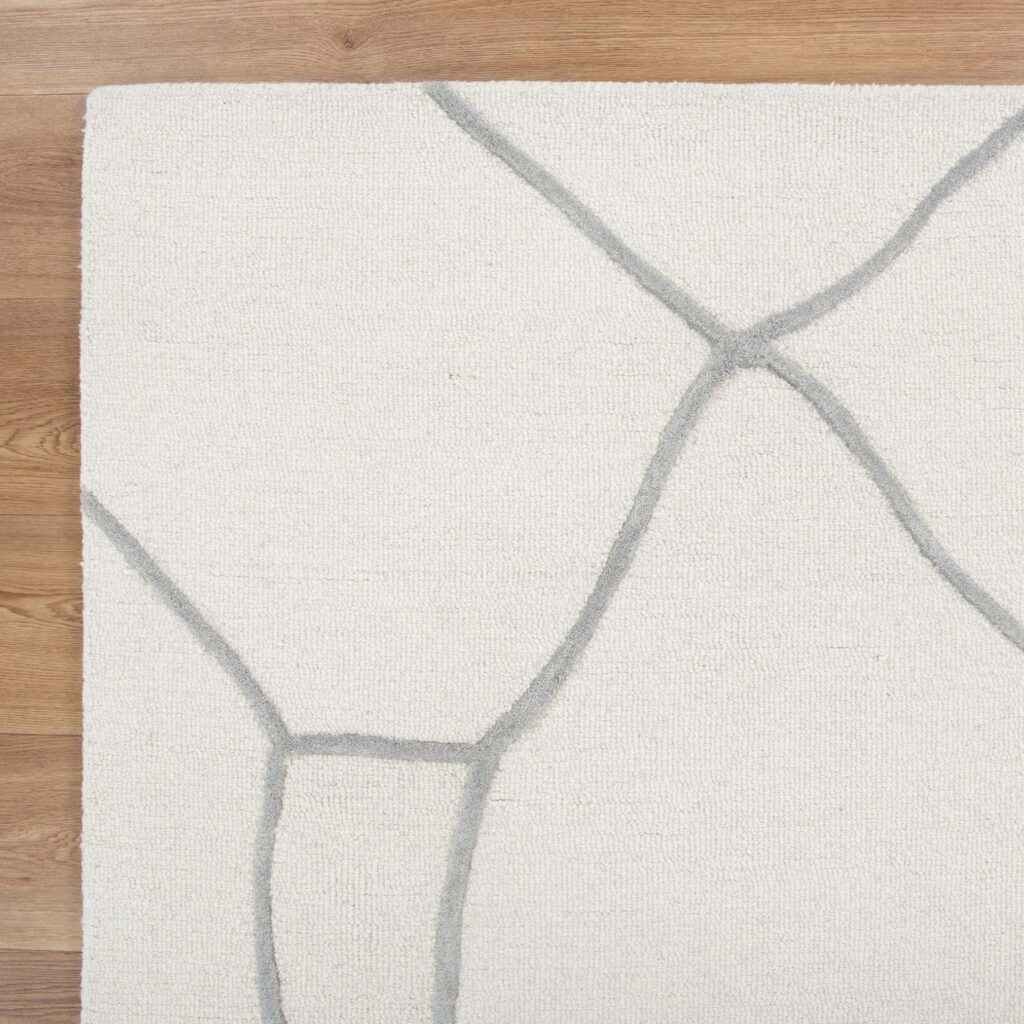 Handcrafted Organic Wool Rug | Earthy Tones & Modern Design for Minimalist Spaces