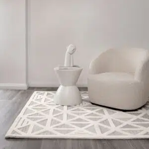 Handcrafted Natural Wool Rug | Modern Design, Comfort, Durability