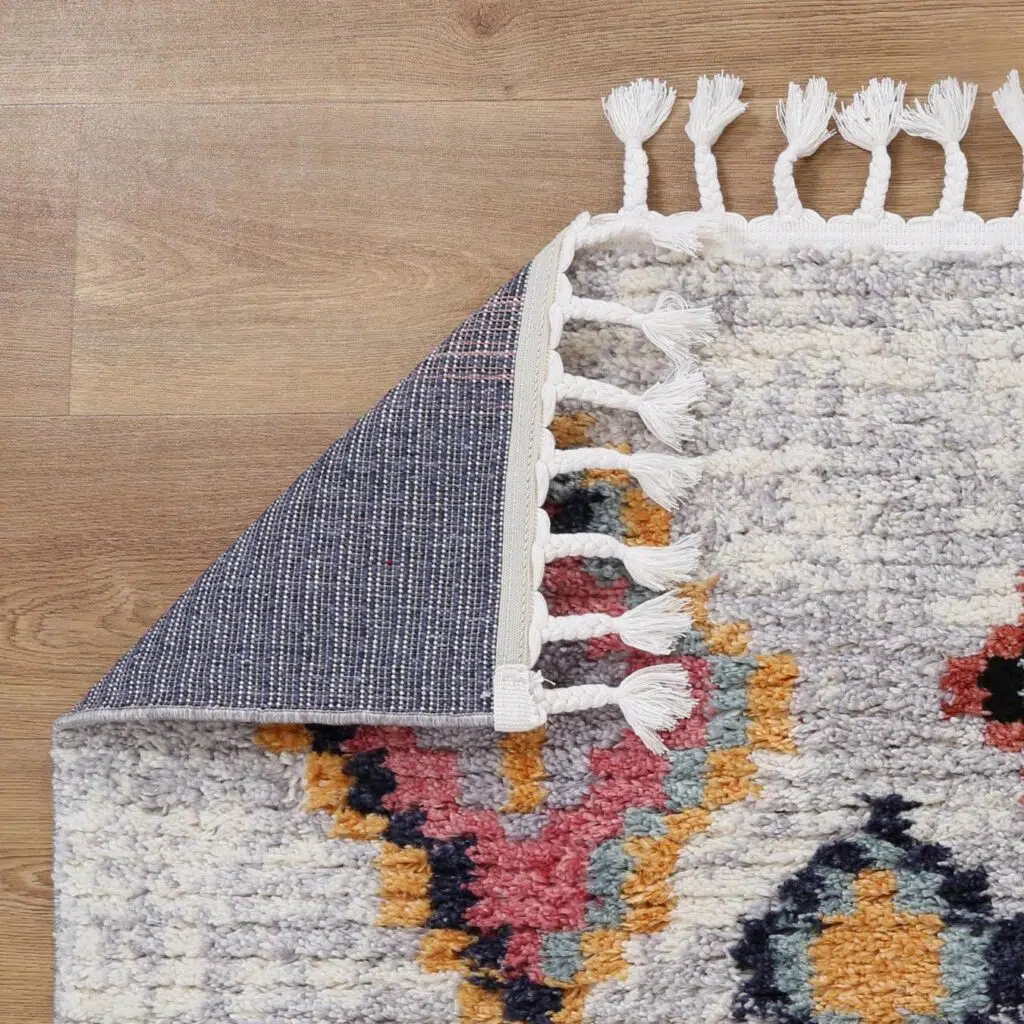 Oversized Rectangular Shag Rug with High-Pile Polyester Construction for Plush Comfort and Modern Design