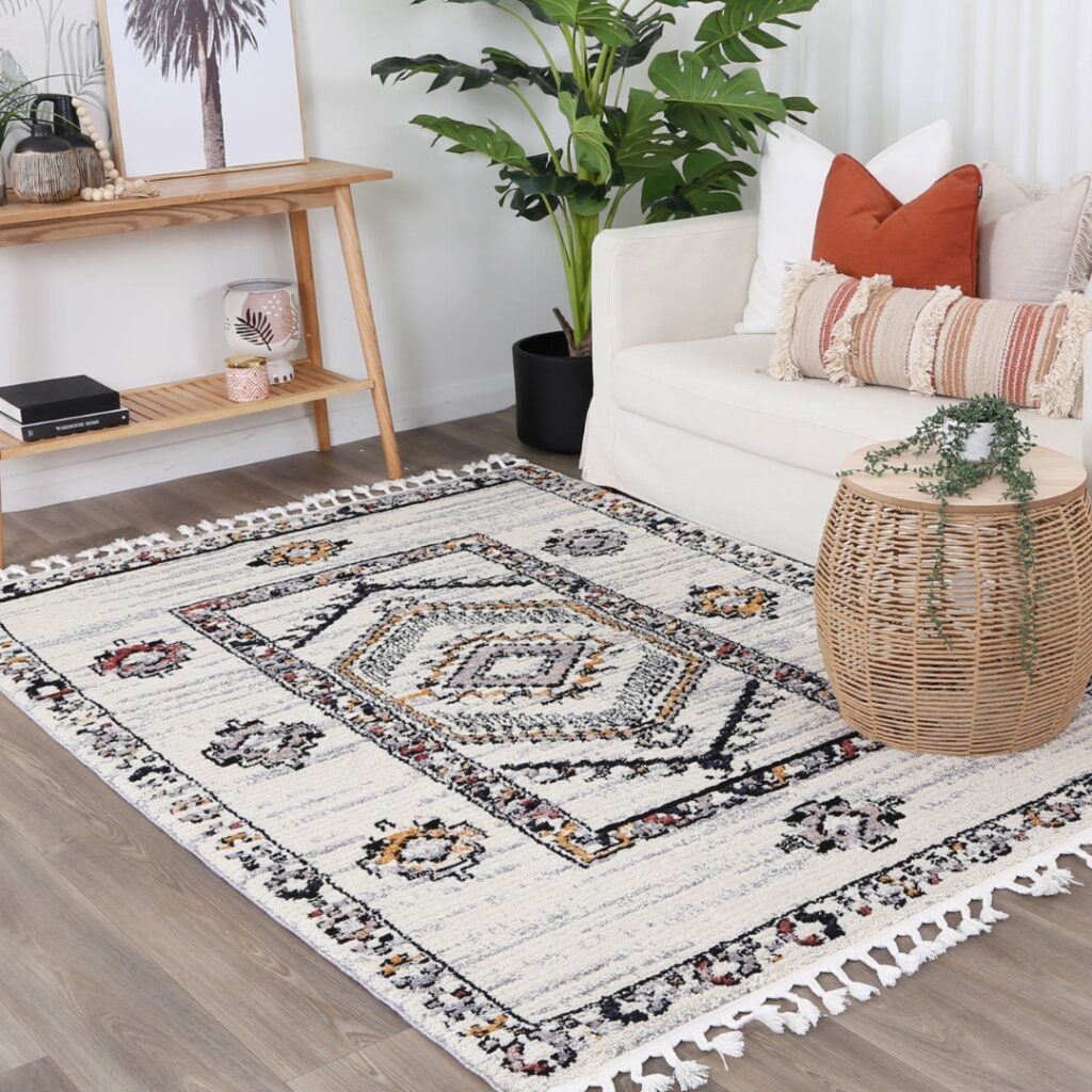 Multi Moroccan Soft Rug - Durable & Versatile