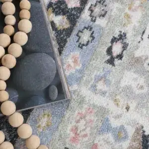 Oporto Colombo Multi Tribal Soft Rug transitional distressed design contemporary abstract patterns neutral tones luxurious texture versatile stylish addition premium quality craftsmanship elevate living space