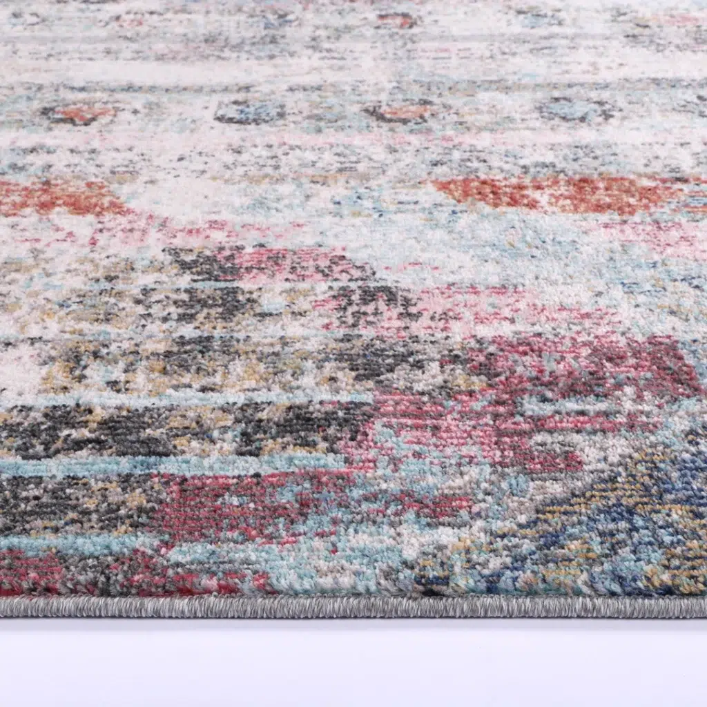 Multi Ikat Rug - Polypropylene Turkey Sizes 160x230cm 200x290cm 240x330cm 160x160cm 80x300cm