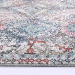 Salsa Evageline Multi Transitional Rug various sizes polypropylene durable construction