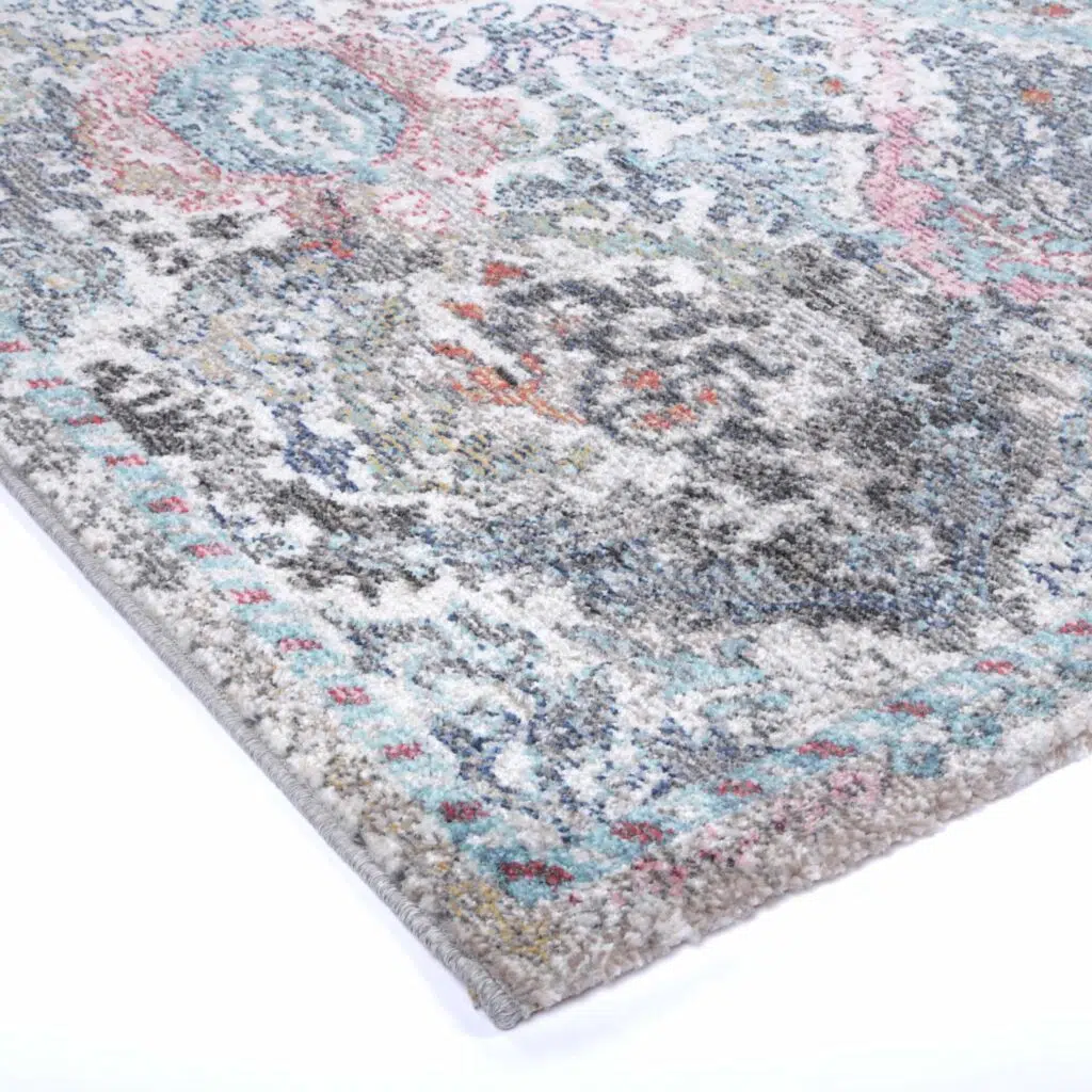 Salsa Evageline Multi Transitional Rug durable polypropylene various sizes comfortable living space decoration