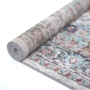 Salsa Yanet Ivory & Multi Rug - Turkish Polypropylene Rug Power-Loomed 11mm Pile