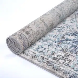 Versatile transitional rug with 11mm pile, durable polypropylene, Turkish-made for comfort and style.