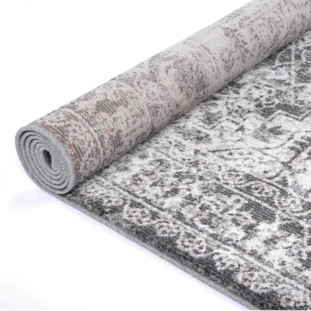 Salsa Carine Ivory Grey Transitional Rug durable polypropylene handmade Turkish craftsmanship perfect size shape selection modern elegant design power loomed construction