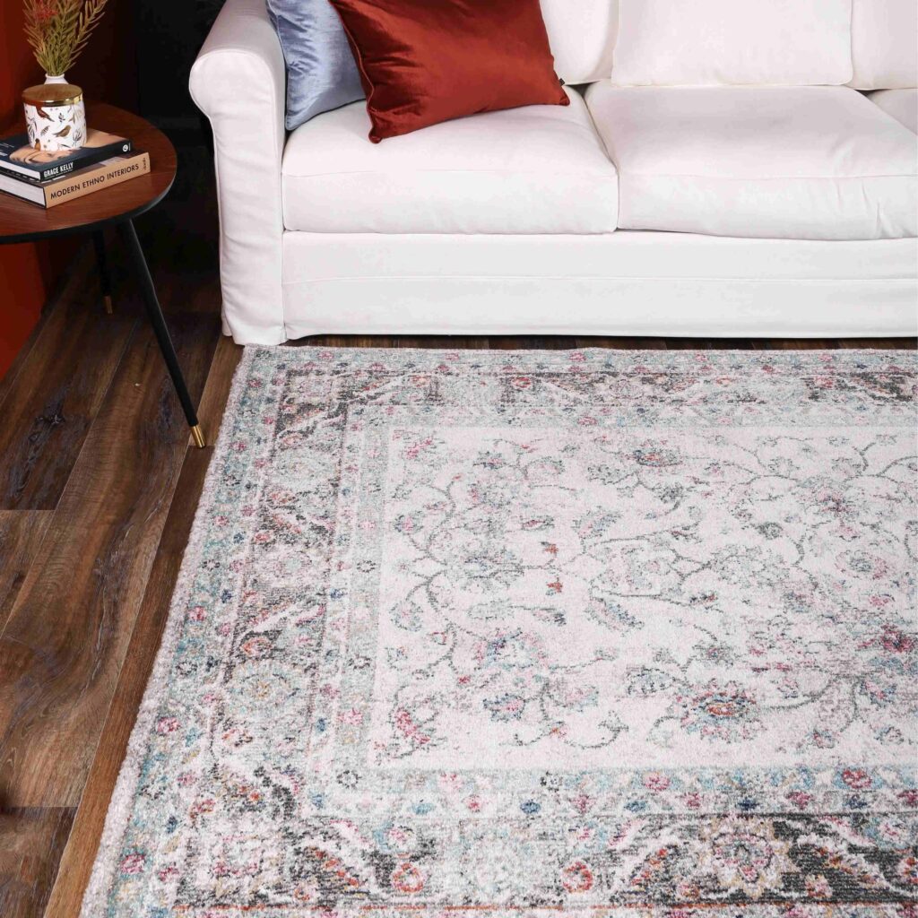 Salsa Anita Cream Transitional Rug versatile design durable polypropylene Turkish made modern living spaces comfort style