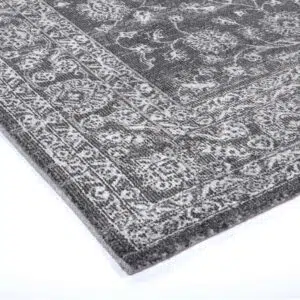 Salsa Dorian Grey Transitional Rug available sizes elegant design power loomed durable polypropylene soft luxurious feel home office use