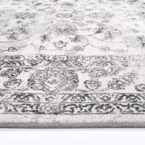 Salsa Serena Grey & Ivory Rug (Sizes & Shape Options)