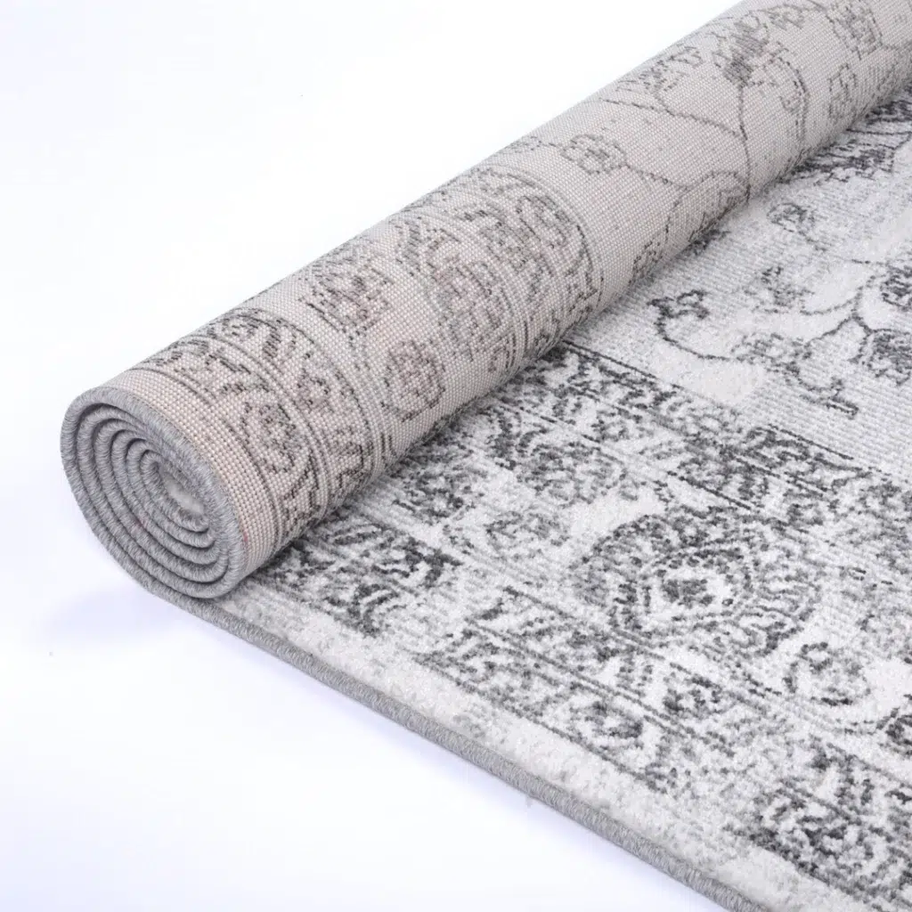 Salsa Serena Grey Ivory Rug (Polypropylene, Turkey, Power-Loomed 11mm Pile)