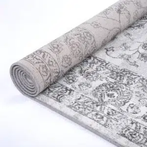 Salsa Serena Grey Ivory Rug (Polypropylene, Turkey, Power-Loomed 11mm Pile)