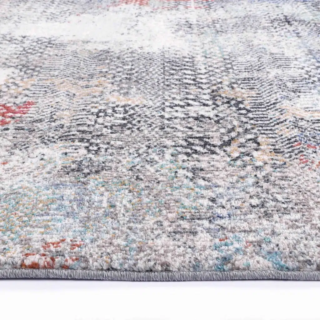 Stylish Ernesto Grey Terracotta Tribal Rug elegant design practical versatile use durable polypropylene 11mm pile handmade modern living room office decor