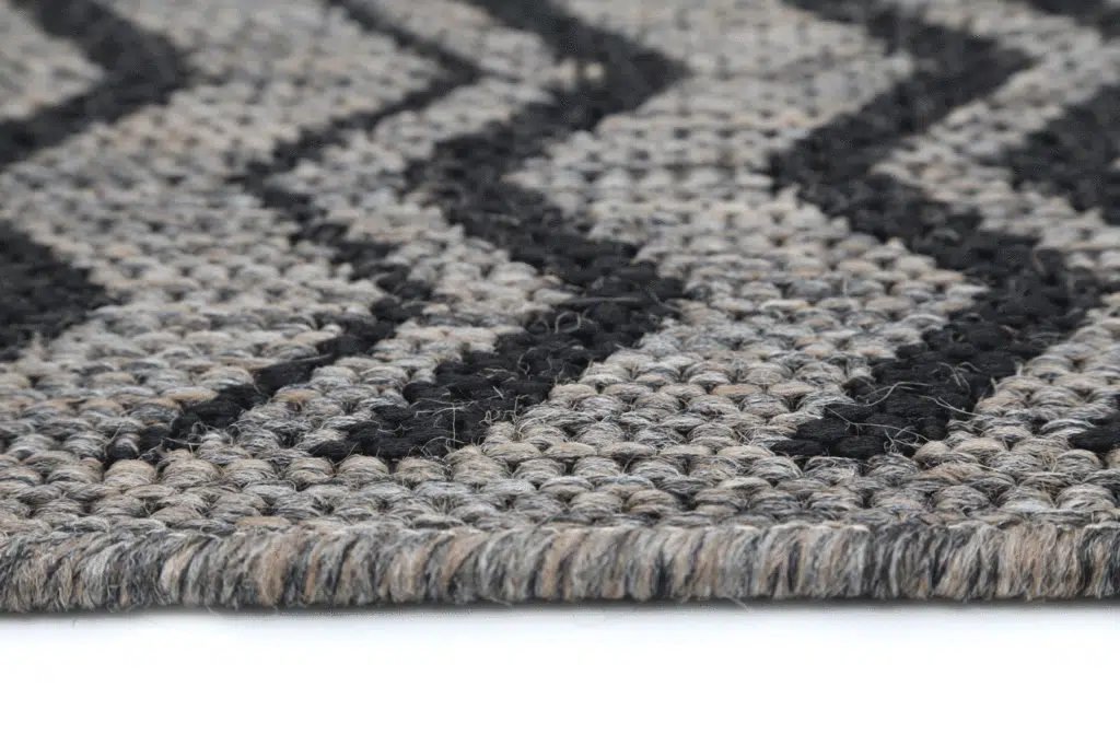 Geometric Brown Beige Rug Low-Maint
